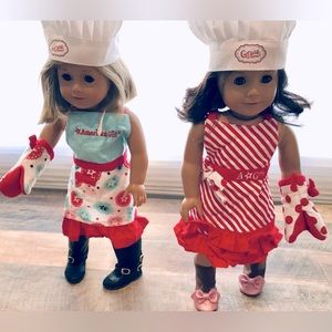 American Girl Doll Chef outfits (dolls not included)